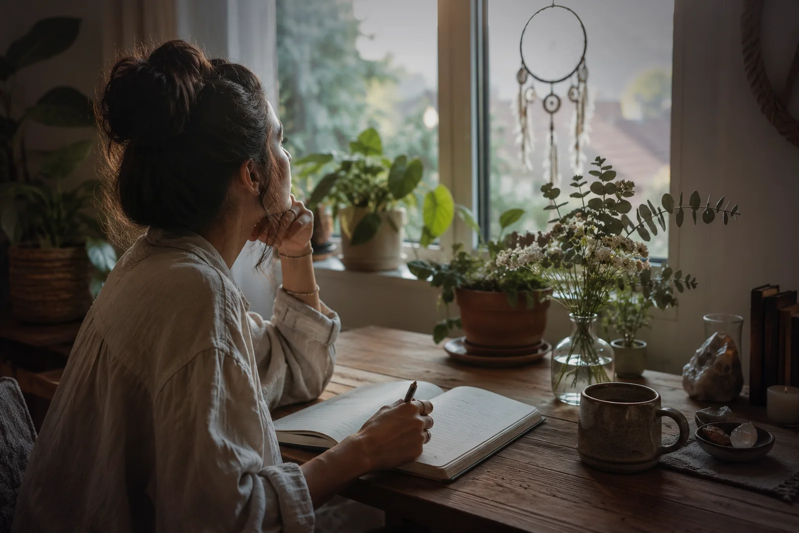 Back home afterwards — the quiet work of integration.